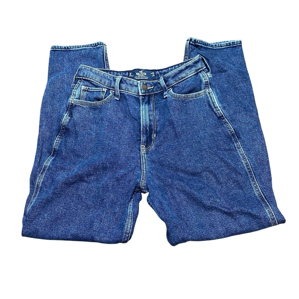 Hollister Jeans Ultra-High Rise Mom Jean Vintage Stretch Women Sz 3S W26 L25 - Picture 1 of 5